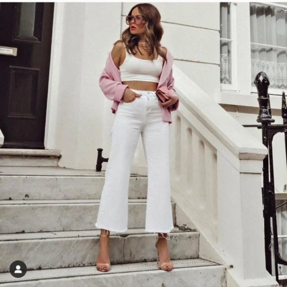 ZARA Double Breasted Blazer Pink - Picture 2 of 9